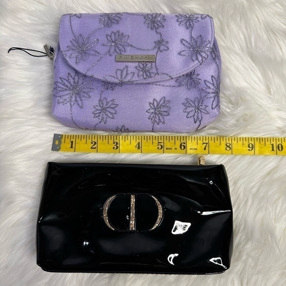 CHRISTIAN DIOR and GIVENCHY cosmetic pouch bundle - Picture 11 of 12